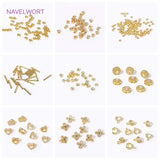 18K Plated Brass Flat Square Spacer Beads Jewelry Making DIY