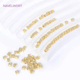 18K Brass Square Spacer Beads for Jewelry Making DIY Bracelet Accessories