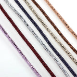 3MM 3 Yards/Lot Round PU Leather Cord for DIY Necklace Bracelet Choker Craft