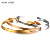Stainless Steel Flat Torque Bangle Bracelet for Men 8mm