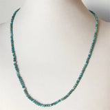Faceted Apatite Necklace Natural Stones Vintage BOHO Statement Jewelry