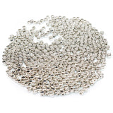 500PCS Silver Plated CCB Square Beads Spacer Beads Jewelry Making