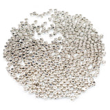 500PCS Silver Plated CCB Square Beads Spacer Beads Jewelry Making