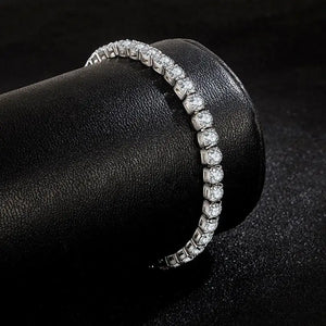 925 Silver Moissanite Tennis Bracelet