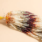 3MM Natural Stone Colorful Faceted Tiny Beads Agates Crystal Loose Gems