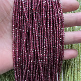 3MM Peridot Garnet Gem Olivine Beads