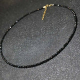 3MM Natural Spinel Beads Necklace 18 inch Bohemia Yoga Colorful Inspiration