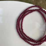 3MM Purple Garnet Bracelet for Women