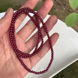 3MM Purple Garnet Bracelet for Women