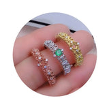 3MM Round CZ Stone Prong Bezel 925 Sterling Silver Adjustable Ring Setting