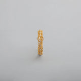 3MM Round CZ Stone Prong Bezel 925 Sterling Silver Adjustable Ring Setting