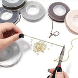 3M Bulk Link Chain With Jump Rings Lobster Clasps Necklace Chains DIY