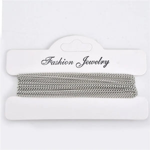 3M Cuban Link Chain for Jewelry Making