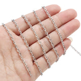 3mm Stainless Steel Cross Chains for Jewelry Making