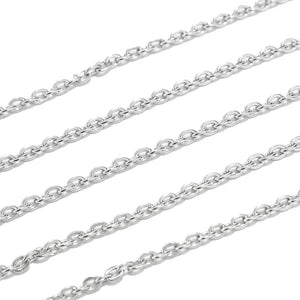 3mm Stainless Steel Cross Chains for Jewelry Making