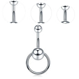 3PC Steel Navel Piercing Sexy Belly Piercing Ombligo Belly Button Rings Nombril