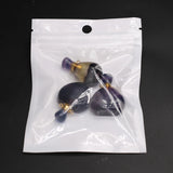Fluorite Stone Heart Perfume Bottle Pendant for Jewelry Making DIY Necklace