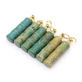 Natural Stone Phoenix Turquoise Perfume Bottle Pendant For Jewelry Making