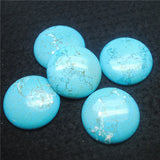 3PCS 40MM Turquoise Stone Round Cabochons Women Pendants Making