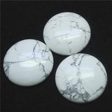 3PCS 40MM Turquoise Stone Round Cabochons Women Pendants Making