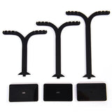 3PCS Acrylic Earring Holder Hanging Stud Stand Earrings Display