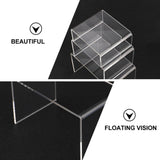 3PCS Acrylic Riser Set Clear Display Risers Jewelry Stand Accessories