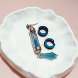 Anime Vanitas Cosplay Earrings Sets with Hourglass Crystal