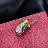 3PCS Cicada Look Brooch Pins for Women Crafts Dress Insect Series