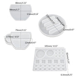 3PCS Coffee Lemon Slices Mold Epoxy Resin Casting Mold