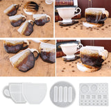 3PCS Coffee Lemon Slices Mold Epoxy Resin Casting Mold