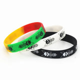 Skull Man Silicone Wristband Sports Skeleton Rubber Bracelets