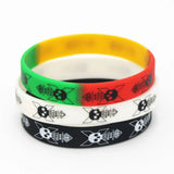 Skull Man Silicone Wristband Sports Skeleton Rubber Bracelets