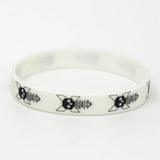 Skull Man Silicone Wristband Sports Skeleton Rubber Bracelets