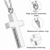 3PCS Cremation Urn Pendant Necklaces, Silver