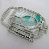 3PCS Embroidery Hoop Frame Set for Brother Sewing Machines