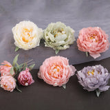 3PCS Flower Hair Clips Chinese Hanfu Headpiece Pearl U-shaped Hairpins
