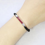 Glass Vial Pendant Bracelet Name on Rice Jewelry