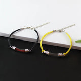 Glass Vial Pendant Bracelet Name on Rice Jewelry