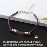 Glass Vial Pendant Bracelet Name on Rice Jewelry