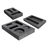 3PCS Graphite Ingot Mold Furnace Casting Smelting Tool