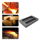 3PCS Graphite Ingot Mold Furnace Casting Smelting Tool