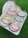 Hot Dripping Oil Enamel Cuff Bracelet