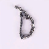 Geode Quartz Crystal Pendant Necklace Set
