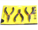 3PCS Jewelry Making Pliers Tools Curved Needle Forceps