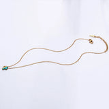 3PCS Cross Pendant 316L Stainless Steel Stone Necklace Chain Pendant Necklaces
