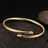 3PCS/Lot Stainless Steel Bangles Cuff Bracelets Women Punk Bangles