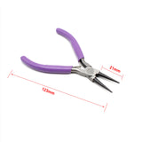 3PCS Mini Pliers Sets Round Nose Plier Side Wire Cutter Jewelry Making Hand Tool