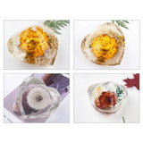 3PCS Mom's Silicone Resin Molds Love Heart Mold for Epoxy Casting Soap Floral