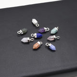 3PCS Clear Quartz Stone Pendant for DIY Jewelry Making