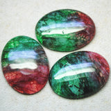 3PCS Natural Agate Stone Pendants 30X40MM Oval Shape